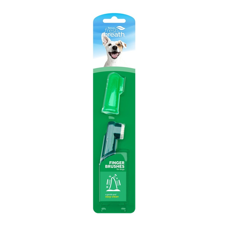 TropiClean Fresh Breath Finger Brushes, 2pk