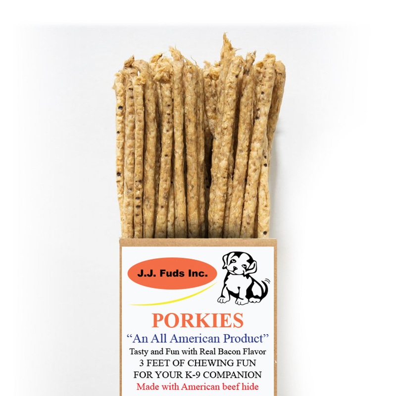 JJ Fuds All Natural Porkies Jerky Joystick, 36in