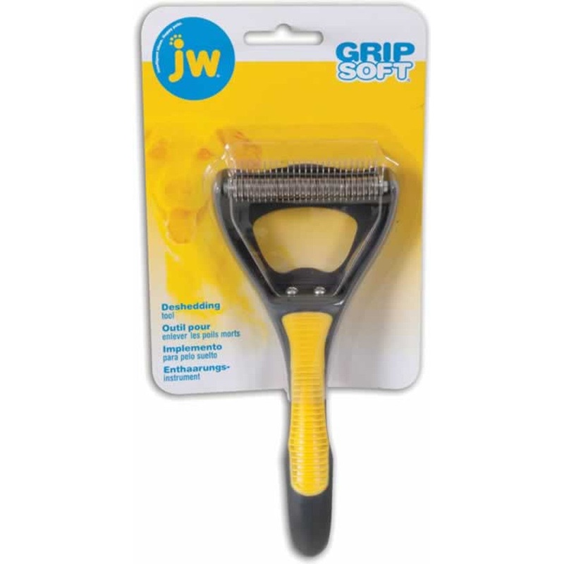JW Pet Grip Soft Dog Deshedding Tool