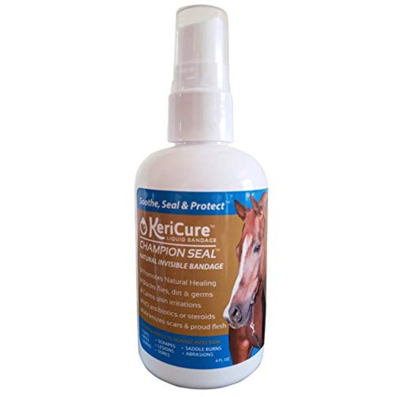 KeriCure 4 oz Champion Seal Spray on Liquid Bandage for Horses/Large Animals