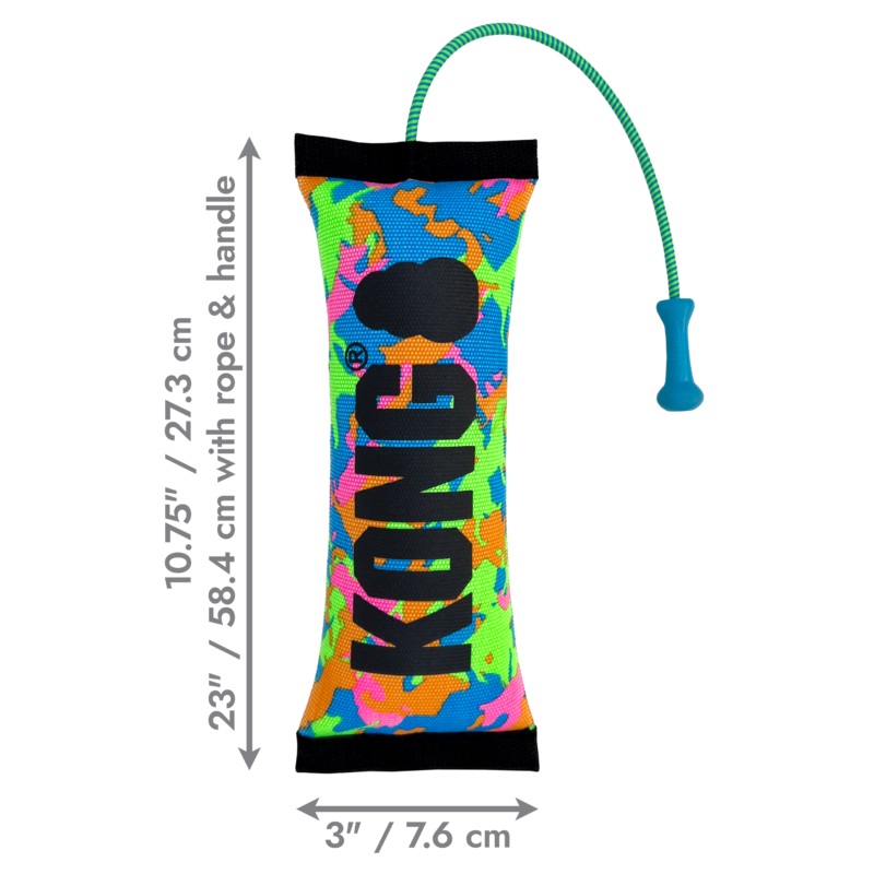 Kong Dog Toy Bunji High-Viz Bumper Assorted Medium