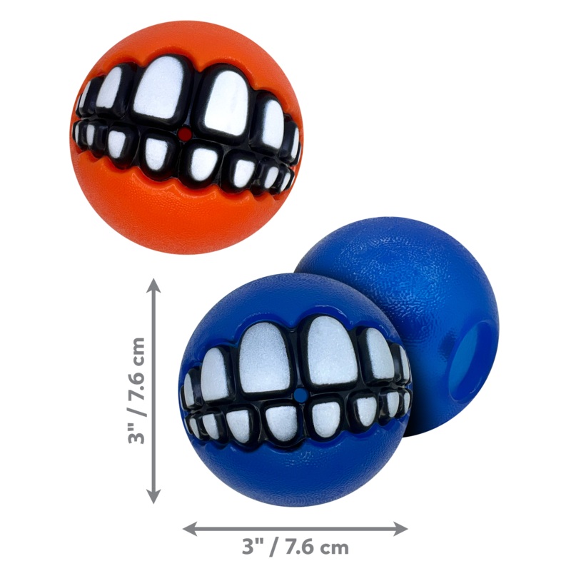 Kong Dog Toy Grinz by Rogz Variety 2pk Large
