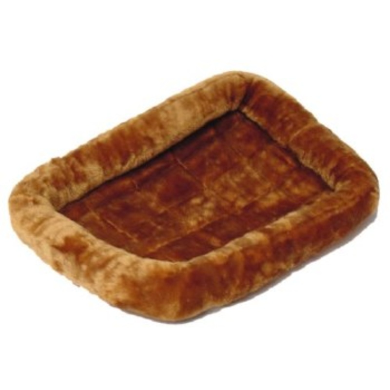 Midwest Quiet Time Bolstered Bed Cinnamon 22 x 13in