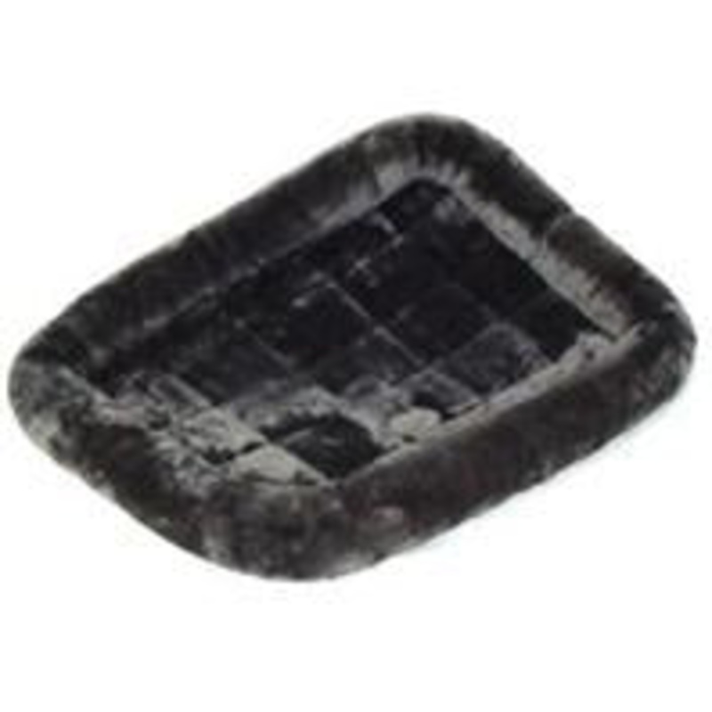 Midwest Quiet Time Bolstered Bed Grey 48 x 30in