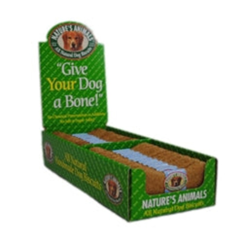 Natures Animals Gourmet Select Organic Bone Chicken Dog Biscuit Single