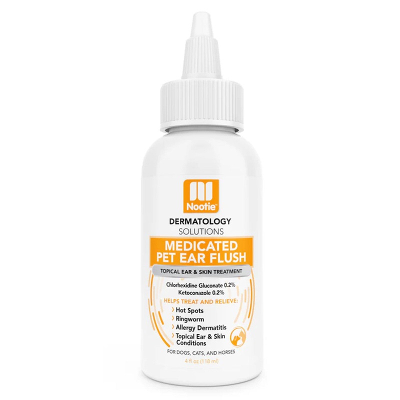 Nootie Medicated Pet Ear Flush 4oz