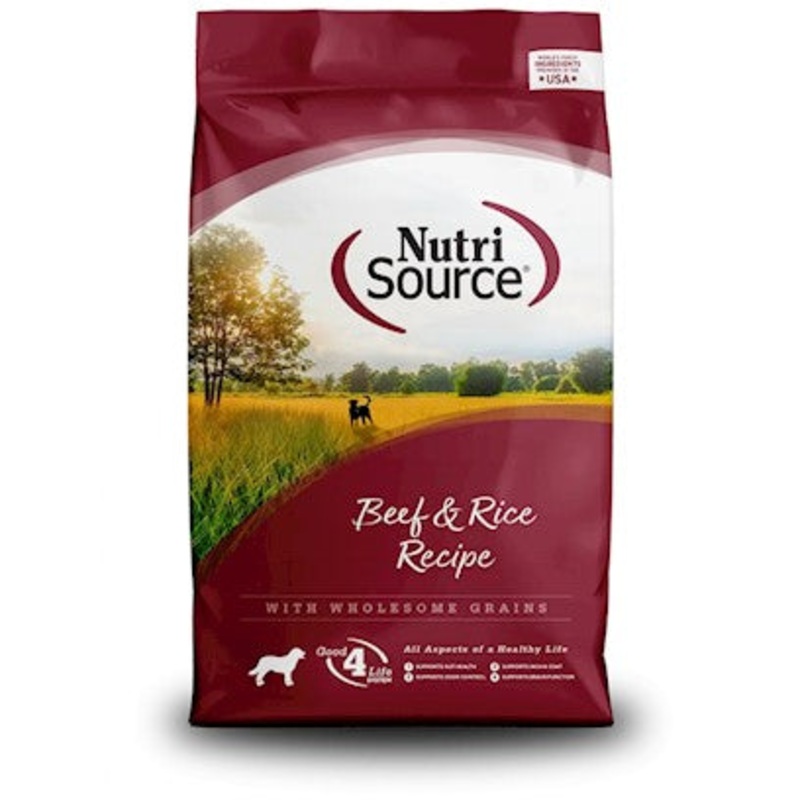 NutriSource Beef & Rice Dry Dog Food 4lbs