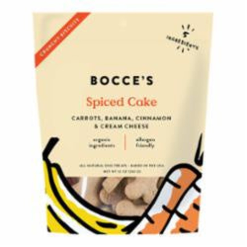 Bocces Bakery Dog Small Batch Biscuits Spiced Cake 12oz