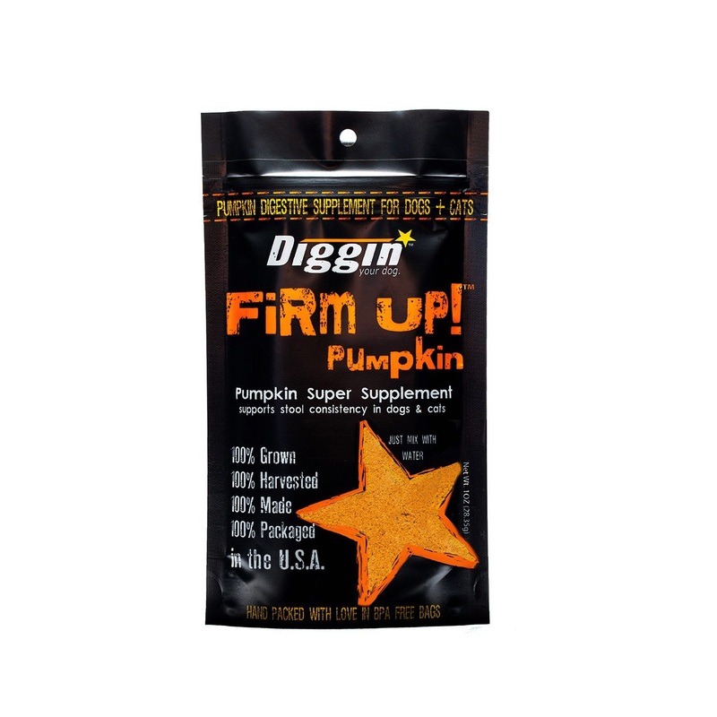 Diggin Your Dog Firm Up! Pumpkin Digestive Aid for Dogs & Cats 16 oz