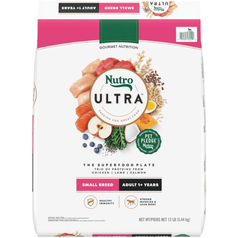 Nutro Ultra Dry Dog Food Small Breed Adult Formula 12lb bag