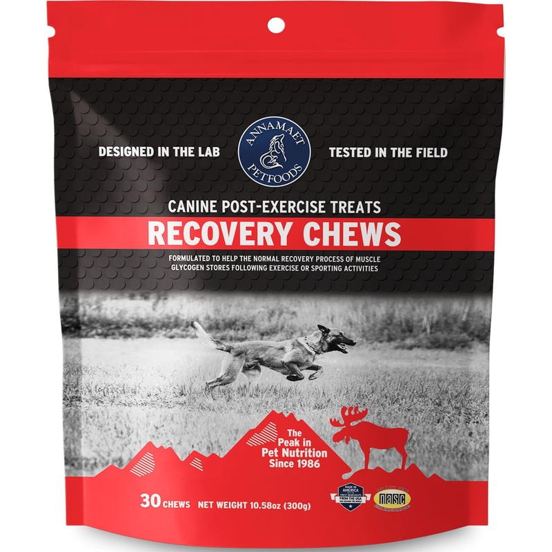 Annamaet Recovery Chews - Canine Post-Exercise Treats 300g 30Ct