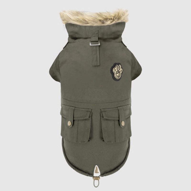 Canada Pooch Alaskan Army Green Parka Size 12