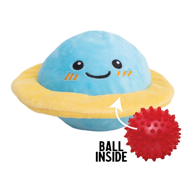Snugarooz Plush Dog Toy Soothing Saturn