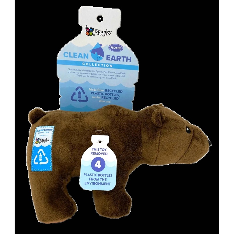 Spunky Pup Clean Earth Plush Toy