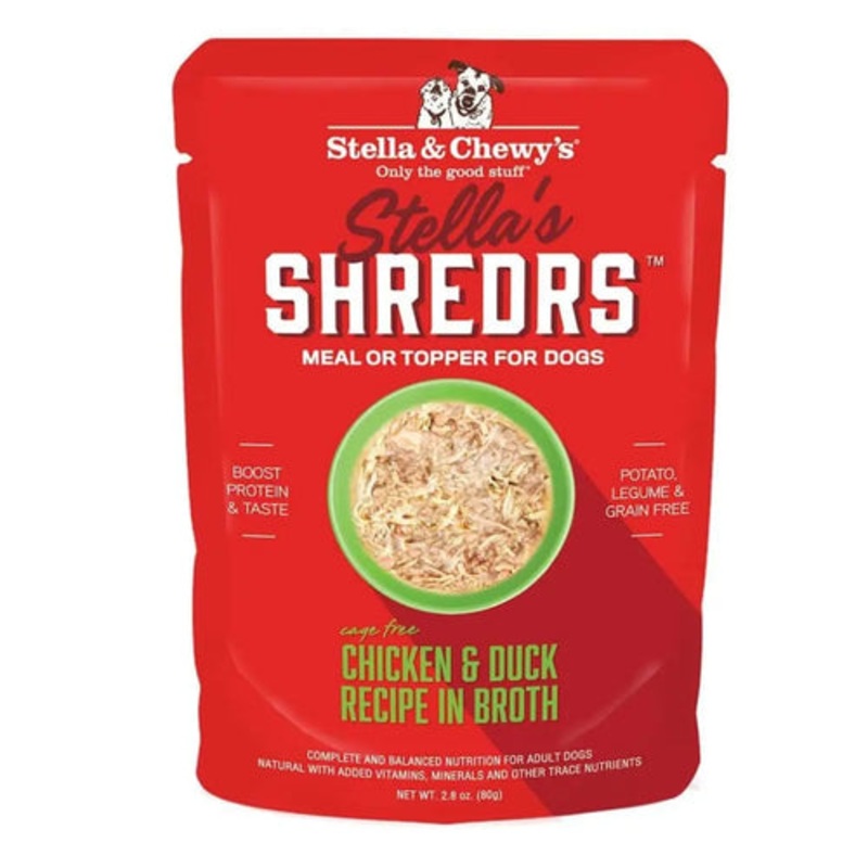Stella & Chewy's Stellas Shredrs Chicken & Duck Recipe in Broth 2.8oz