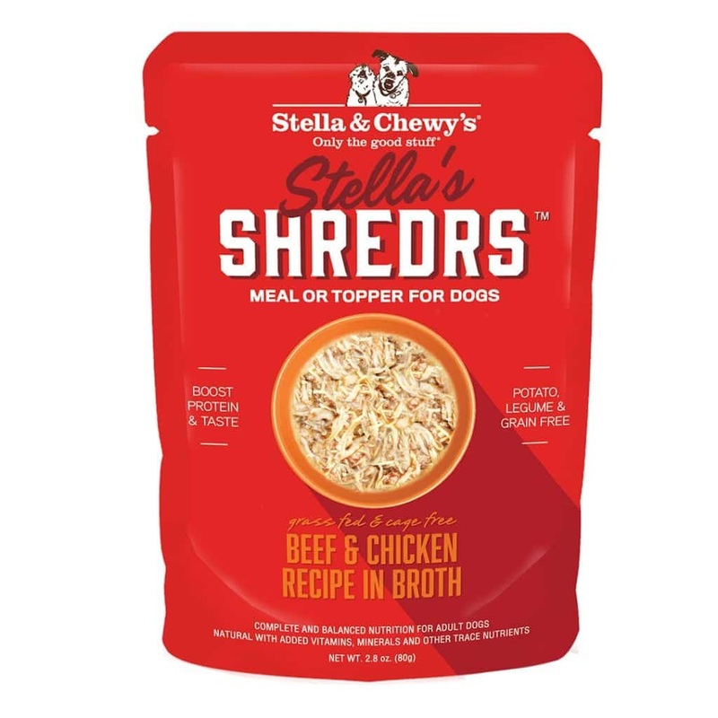 Stella & Chewys Stellas Shredrs Beef & Chicken Recipe in Broth 2.8oz