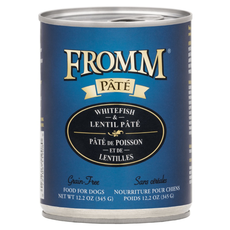 Fromm Whitefish & Lentil Pt Food for Dogs 12.2 oz