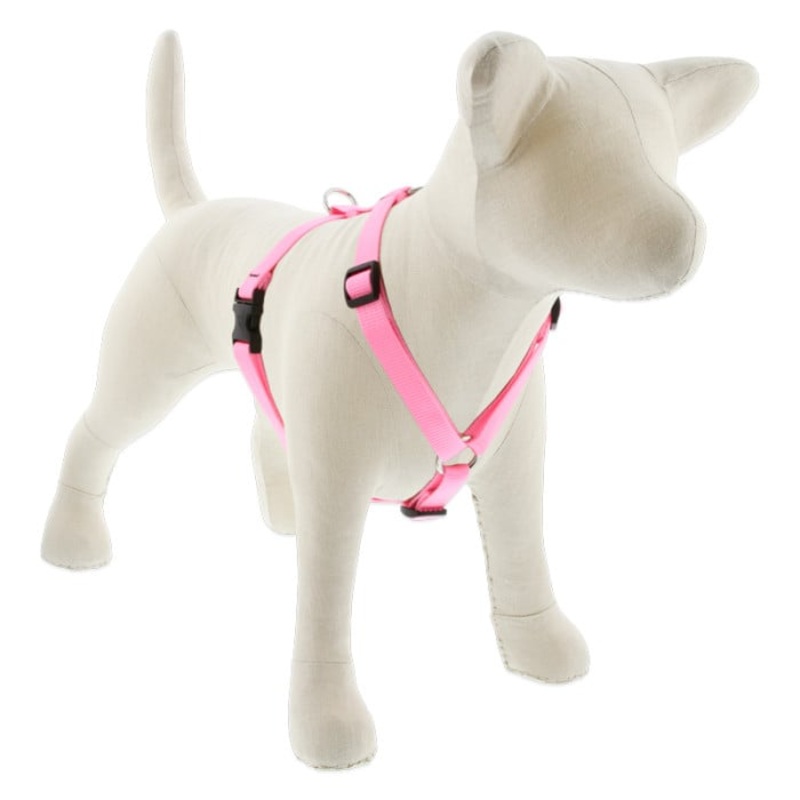 Lupine Pet Dog 3/4 In In Wide 14-24 In Roman Harness Basics Pink