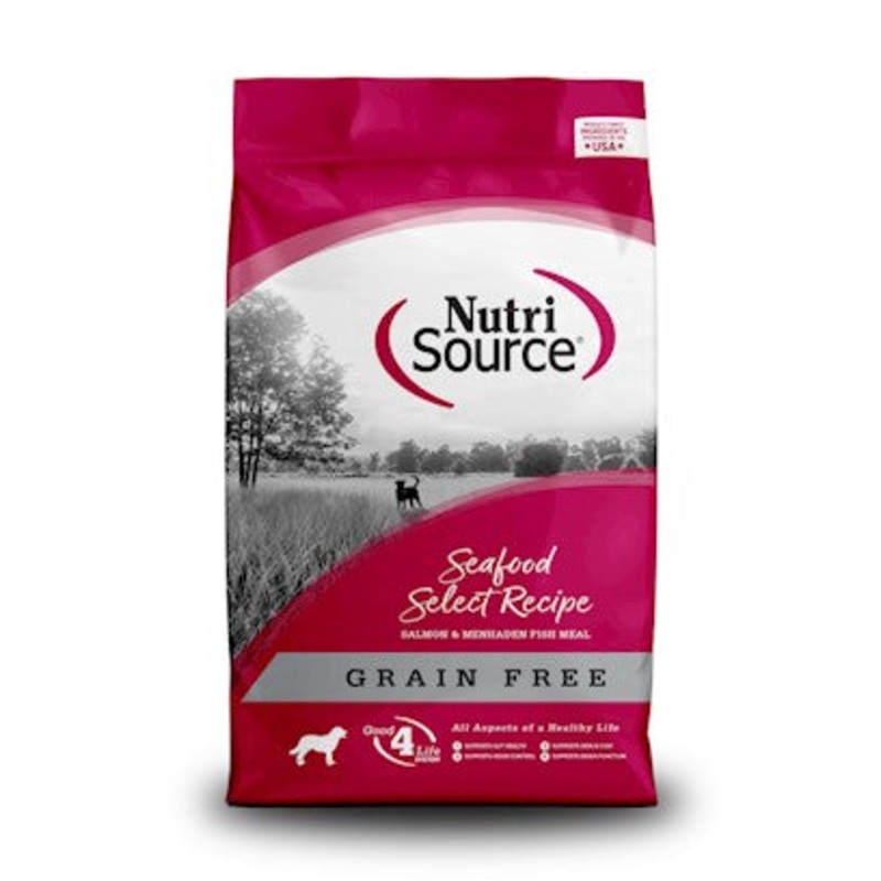 NutriSource Grain-Free Seafood Select Dry Dog Food 30 lb