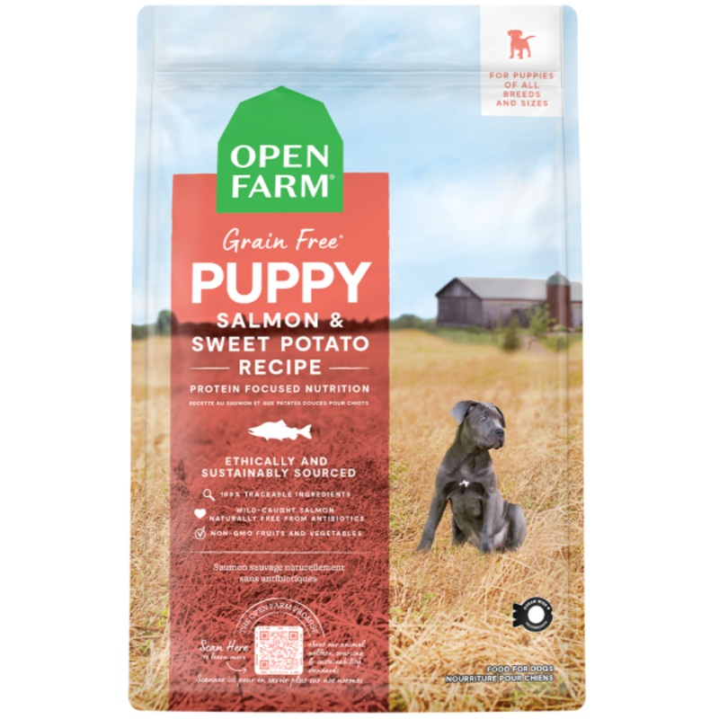 Open Farm Dog GF Puppy Salmon & Sweet Potato 22 lb