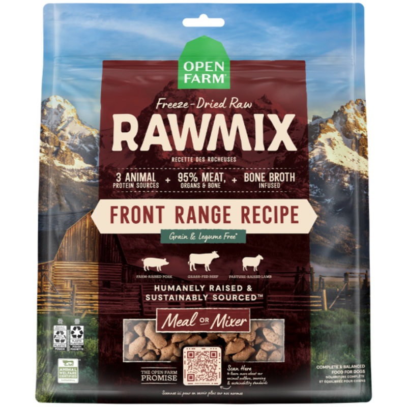 Open Farm Dog RawMix Freeze Dried Front Range 13.5 oz