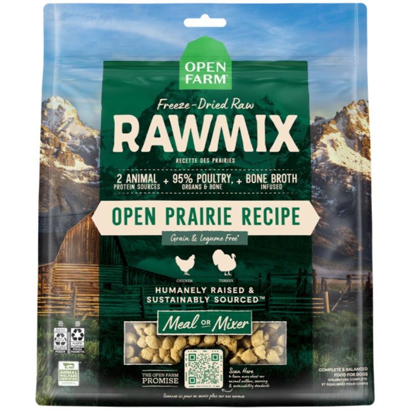 Open Farm Dog RawMix Freeze Dried Open Prairie 13.5 oz
