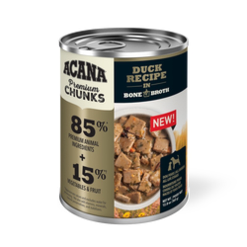 Acana Premium Chunks in Bone Broth 12.8oz Duck