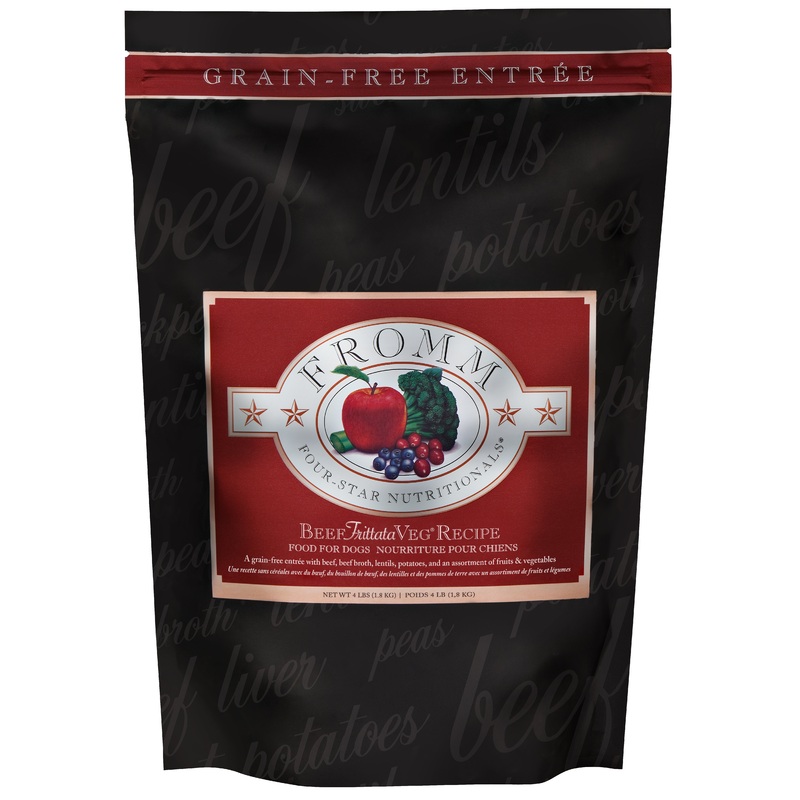 Fromm Four-Star Nutritionals  Beef Frittata Veg Recipe Food for Dogs 4 lb