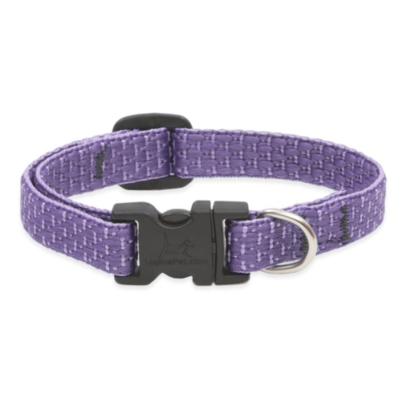 Lupine Pet Dog  1/2 In Wide 10-16 In Adjustable Collar Eco Lilac