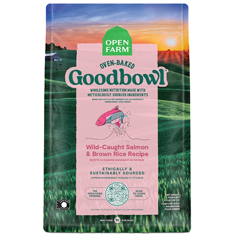 Open Farm Dog GoodBowl Salmon & Brown Rice 22 lb