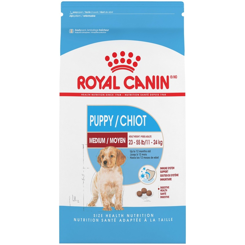 Royal Canin Medium Breed Puppy Dry Dog Food, 4lb