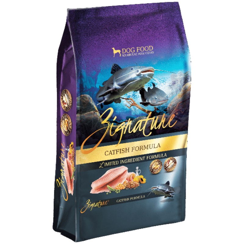 Zignature Catfish Formula Dry Dog Food  13.5 Lb