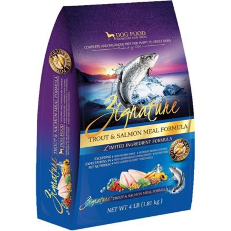 Zignature Trout & Salmon Meal Formula Dry Dog Food  25lb