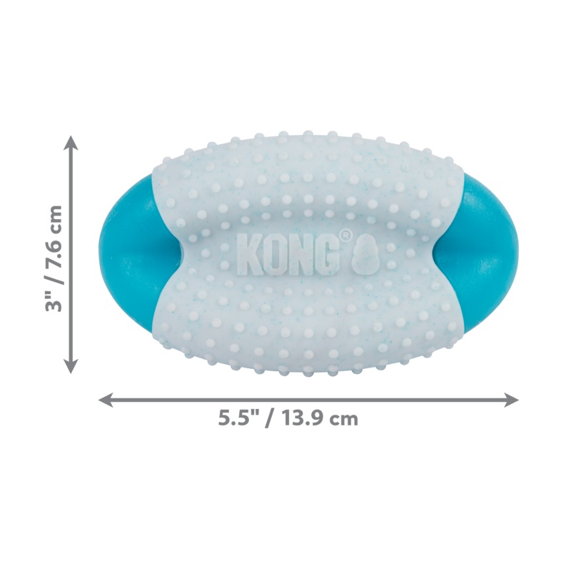 Kong Dog Toy Duets Dental Football Medium