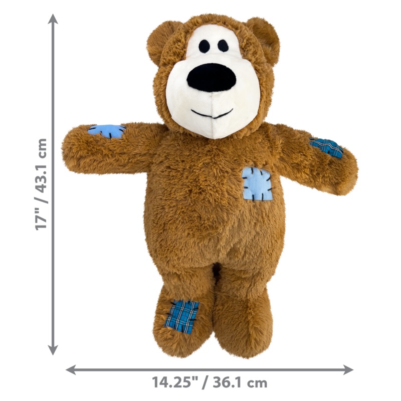Kong Dog Toy Wild Knots Bear Jumbo Assorted