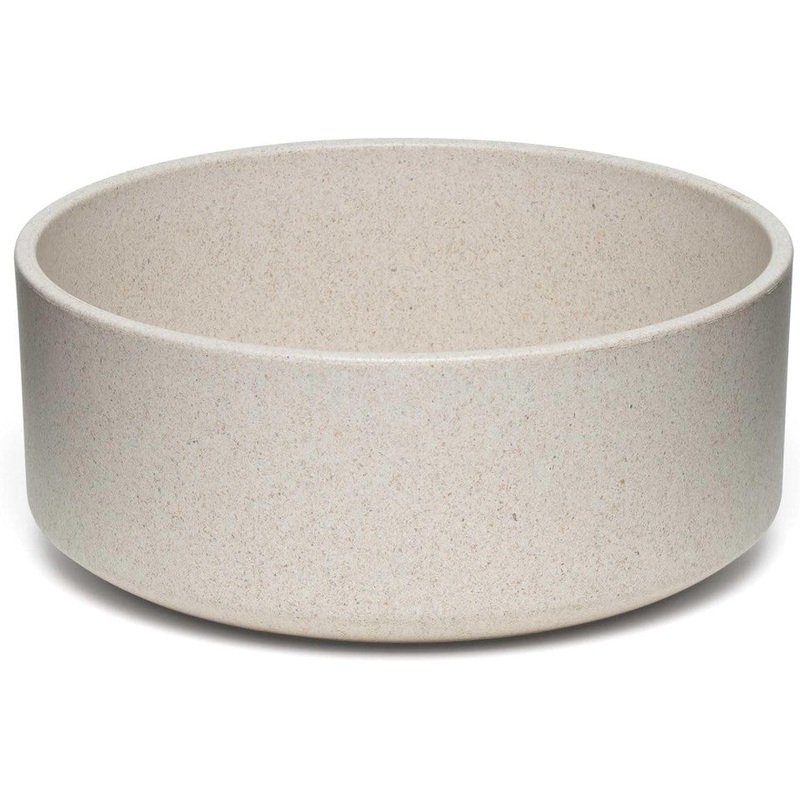 Loving Pets Dolce Bamboo Dog Dish Oat Large