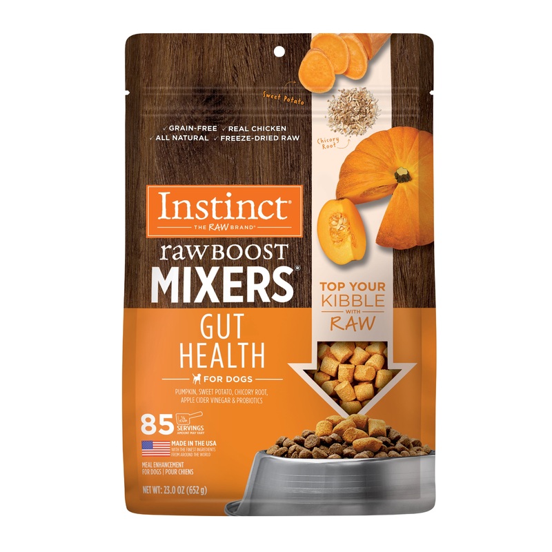 Nature's Variety Instinct Raw Boost Mixers Gut Health Freeze-Dried Dog Food Topper, 23 oz. Bag