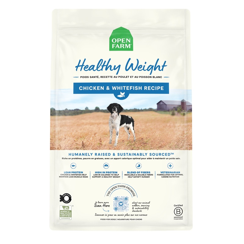 Open Farm Healthy Weight, Chicken & Whitefish Recipe Dry Dog Food 4 lb