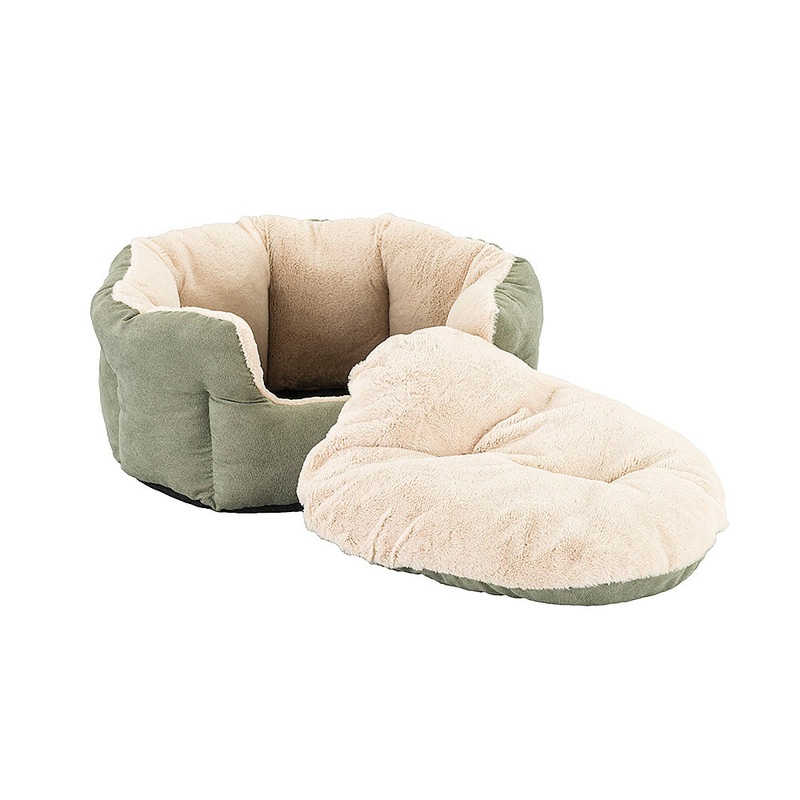 Spot Ethical Pet Sleep Zone Reversible Cushion Dog Bed 18In Sage
