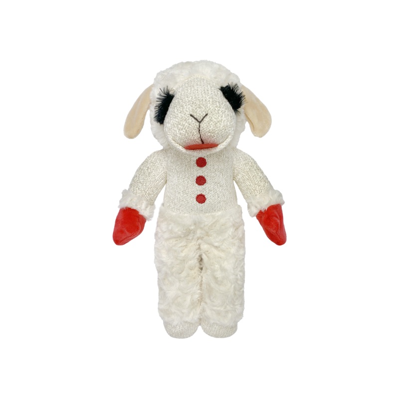 Multipet Plush Dog Toy Lamb Chop Standing 13in