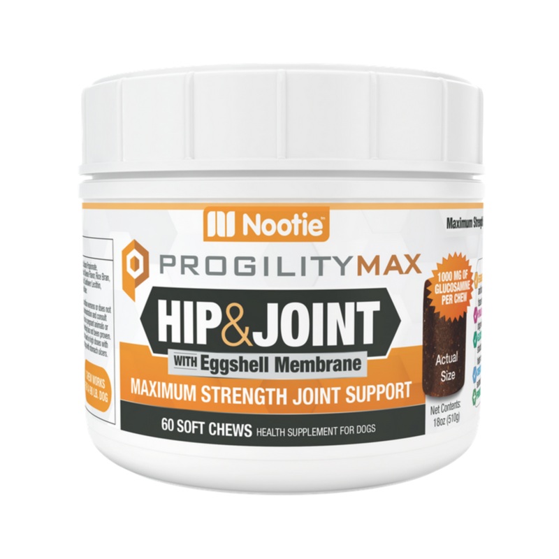 Nootie Progility Dog Soft Chews Hip & Joint with Eggshell Membrane 60ct