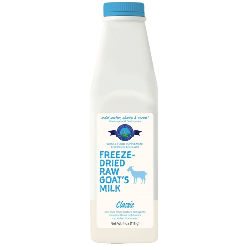 Shepherd Boy Farms Classic Freeze-Dried Raw Goat's Milk for Dogs 4oz makes 32floz