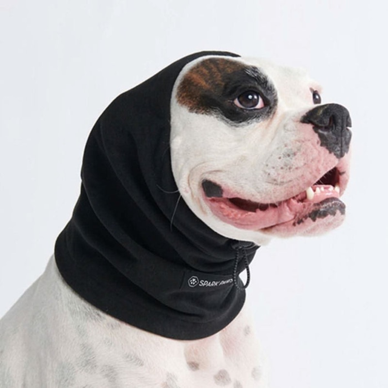 Spark Paws Dog Calming Earmuff Protector Large Black