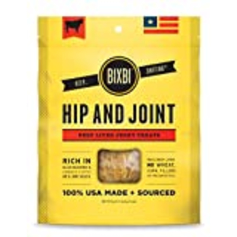 Bixbi Jerky Dog Treats 5oz Beef Hip Joint