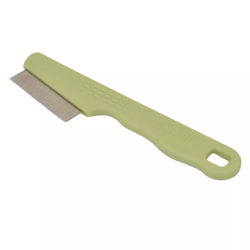 Coastal Safari Dog Flea Comb with Plastic Handle for Long Hair