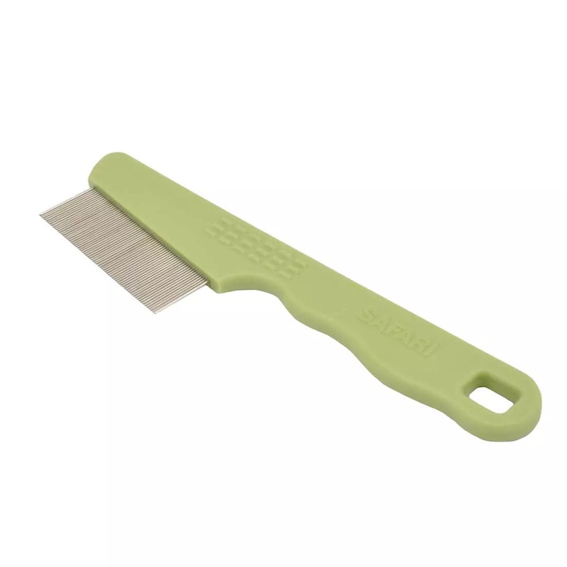 Coastal Safari Dog Flea Comb with Plastic Handle for Short Hair