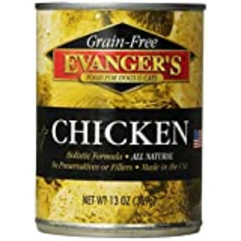 Evanger's Chicken Wet Dog & Cat Food, 13 Oz