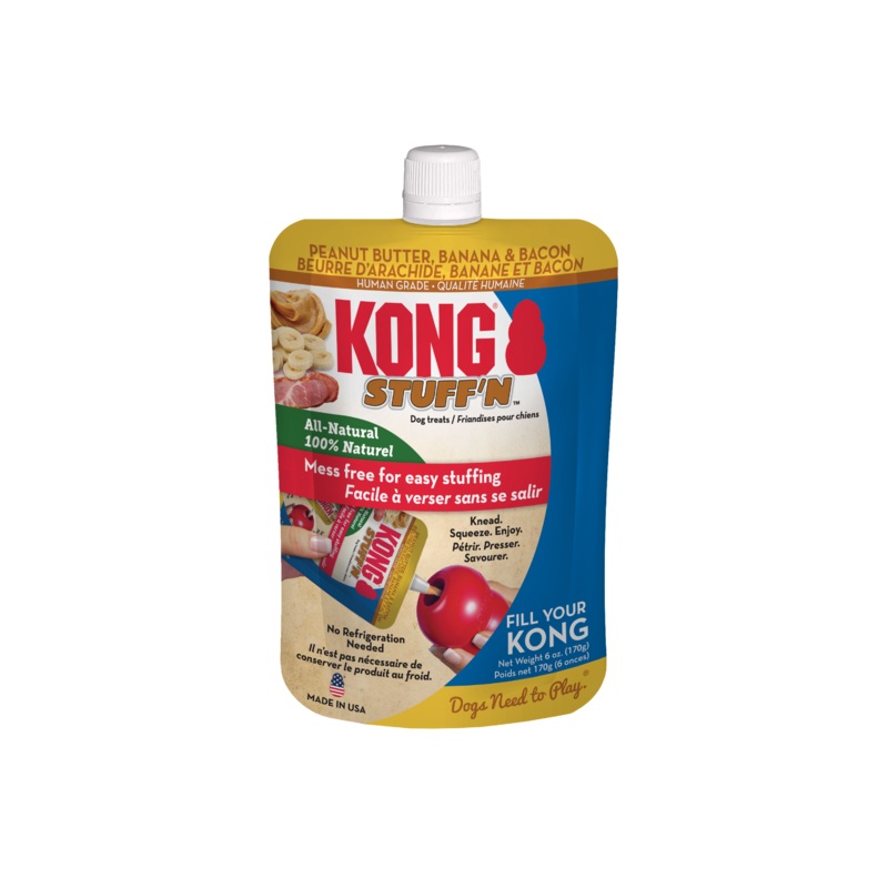 Kong Dog Treat Stuff'N All Natural Peanut Butter Bacon Banana 6oz