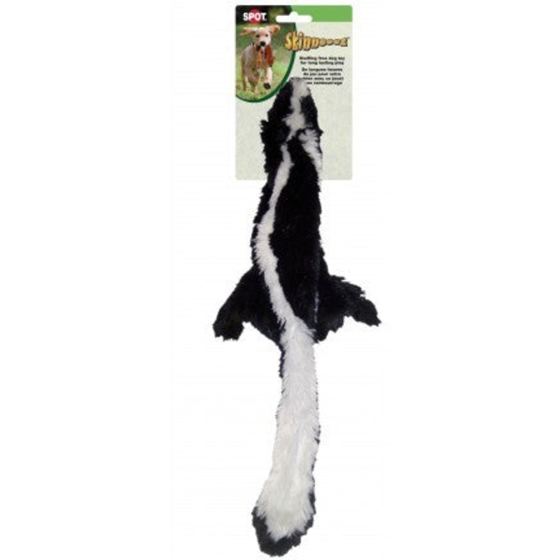 Spot Ethical Pet Dog Toy Plush Skinneeez Skunk 36In