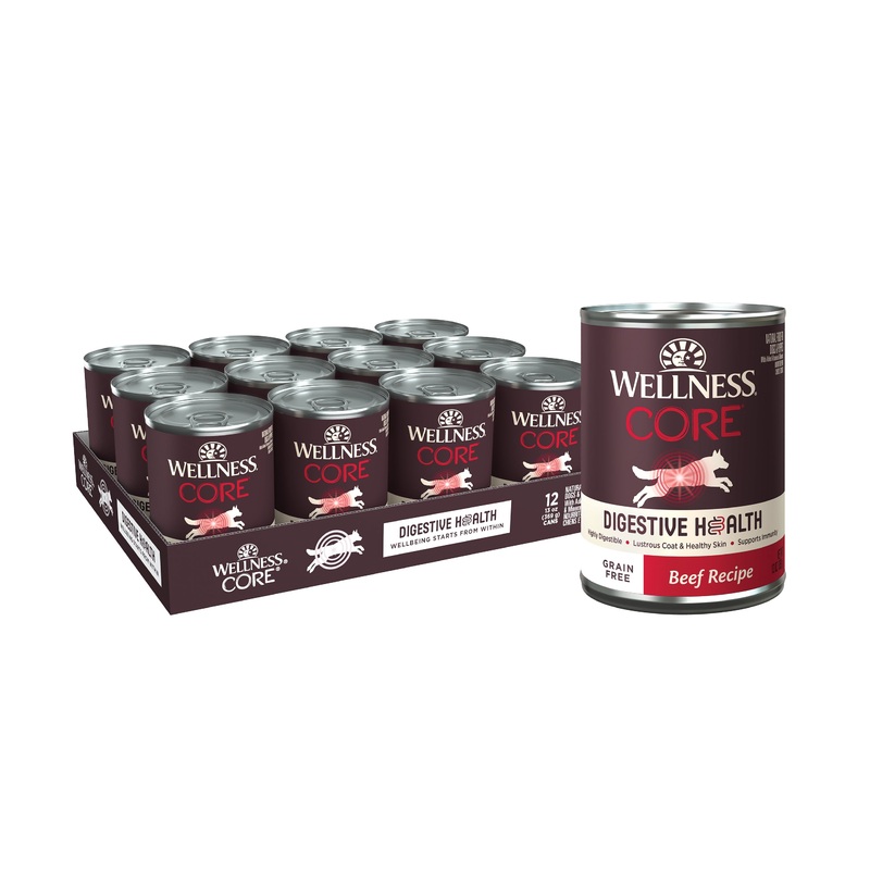 Wellness CORE Digestive Health Beef Grain Free Wet Dog Food 13oz Can